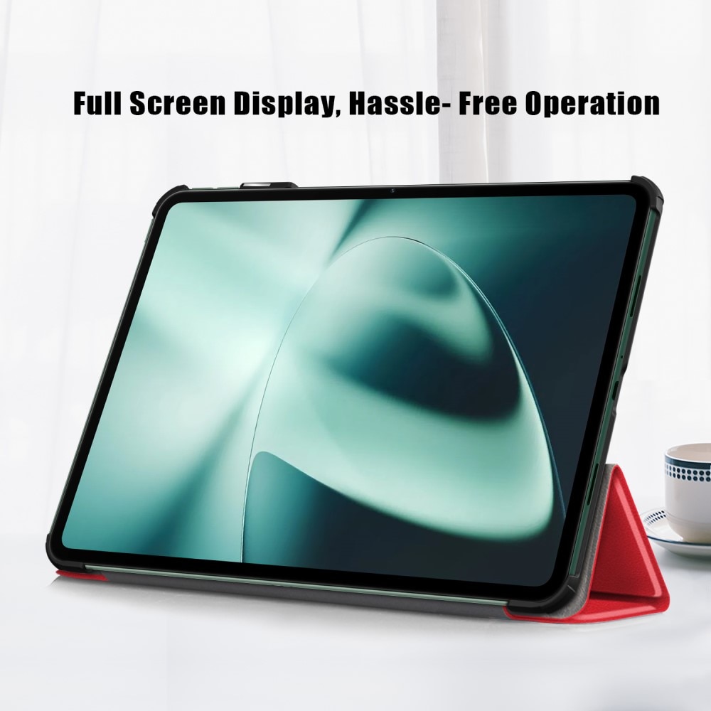 Étui Tri-Fold OnePlus Pad, rouge