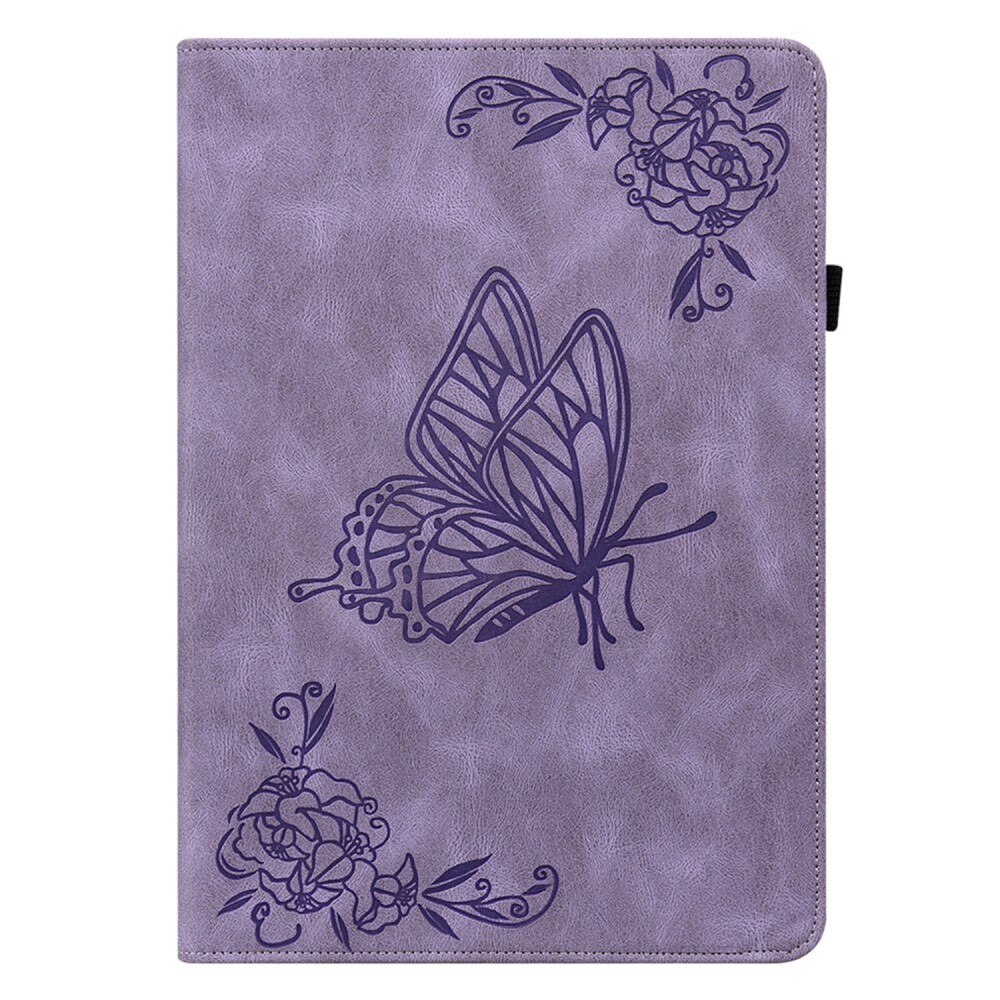Étui en cuir avec papillons Xiaomi Pad 6 Pro Violet