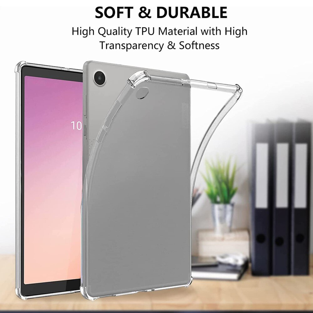 Coque TPU résistant aux chocs Lenovo Tab M8 (4th Gen), transparent