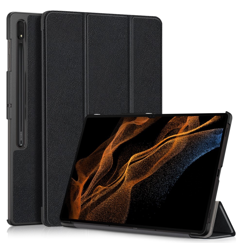 Étui Tri-Fold Samsung Galaxy Tab S9 Ultra, noir