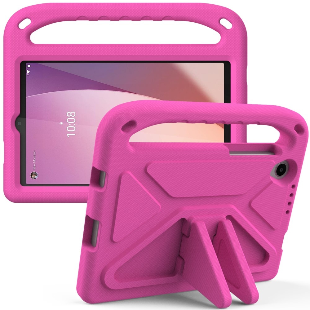 Coque EVA avec poignée pour enfants pour Lenovo Tab M8 (4th Gen), rose