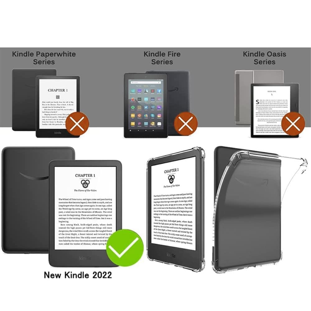 Coque Amazon Kindle 6" (2022), transparent