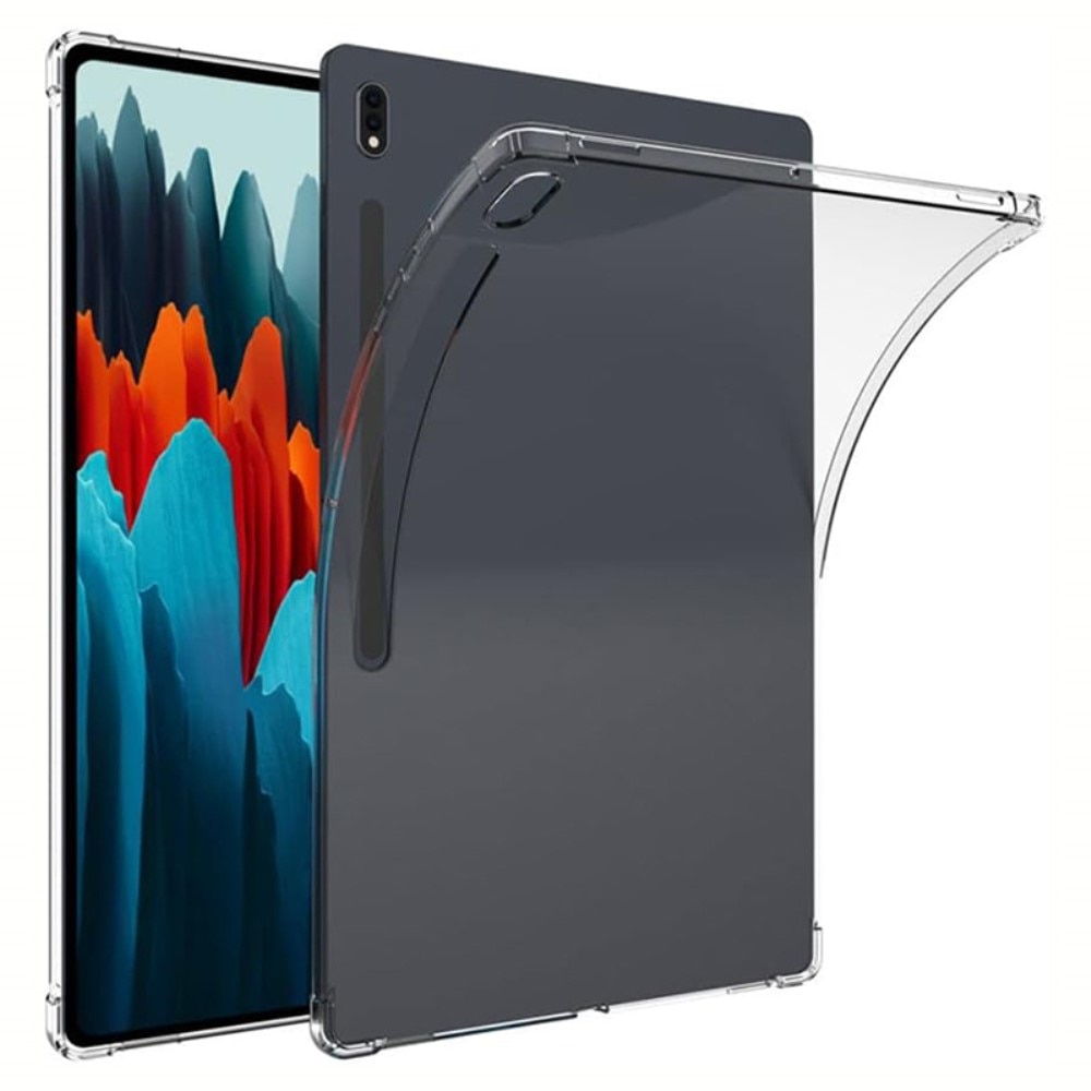 Coque TPU résistant aux chocs Samsung Galaxy Tab S7 Plus, transparent