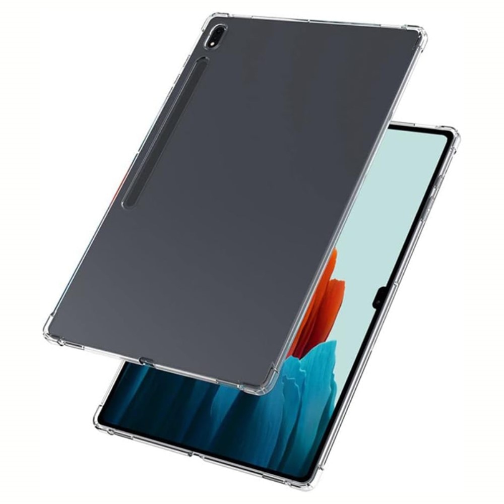 Coque TPU résistant aux chocs Samsung Galaxy Tab S8 Plus, transparent