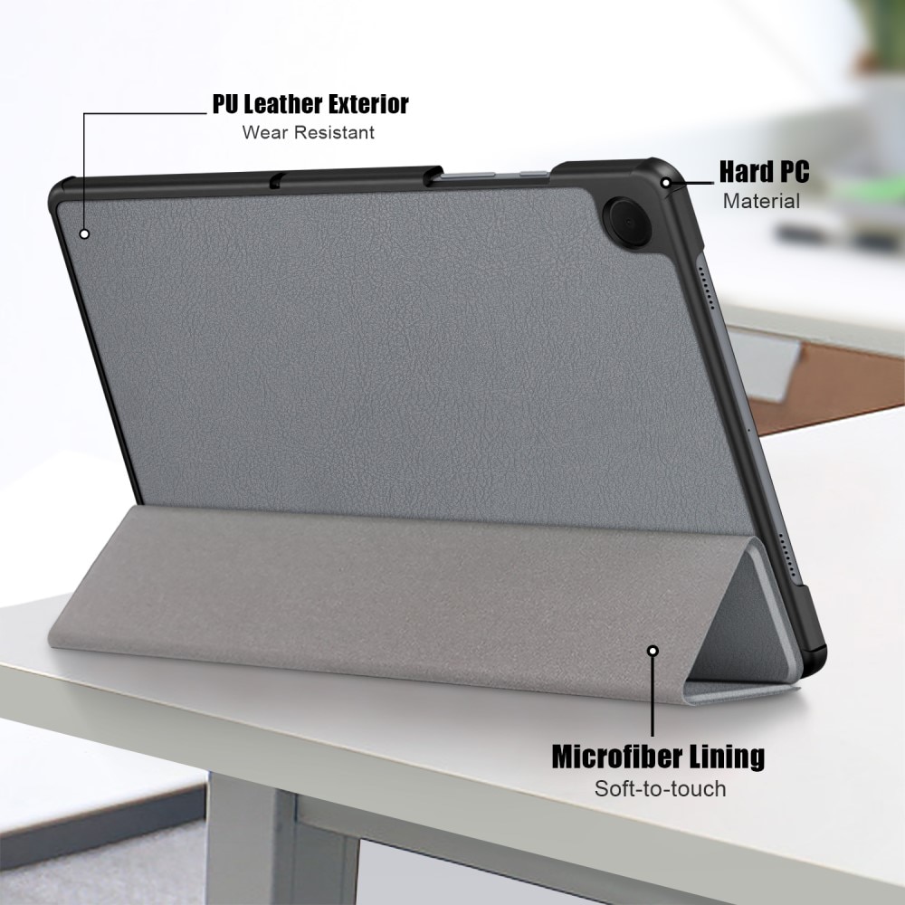 Étui Tri-Fold Samsung Galaxy Tab A9 Plus, gris