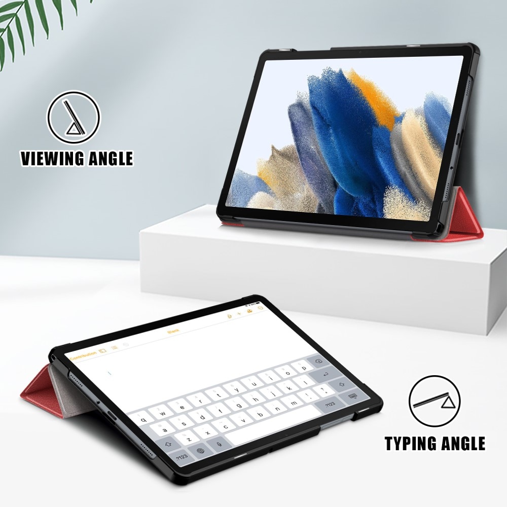 Étui Tri-Fold Samsung Galaxy Tab A9 Plus, Rouge