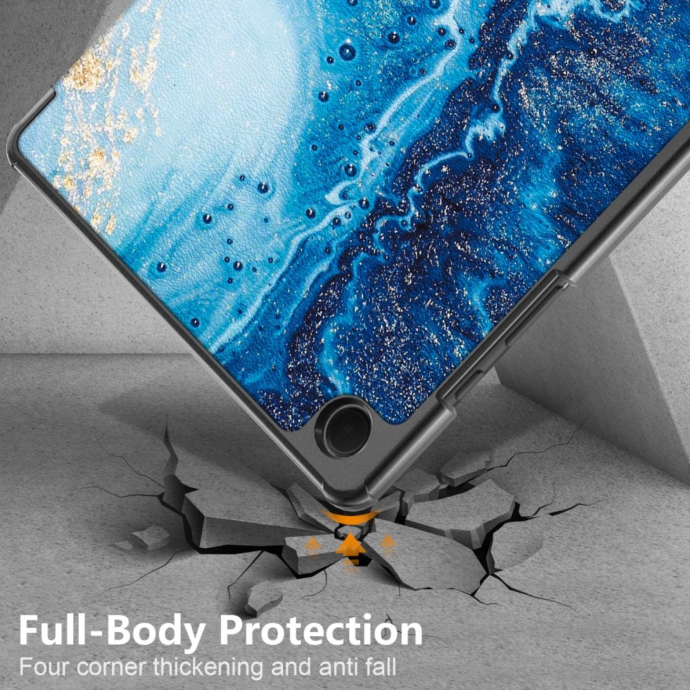 Étui Tri-Fold Samsung Galaxy Tab A9 Plus, mer