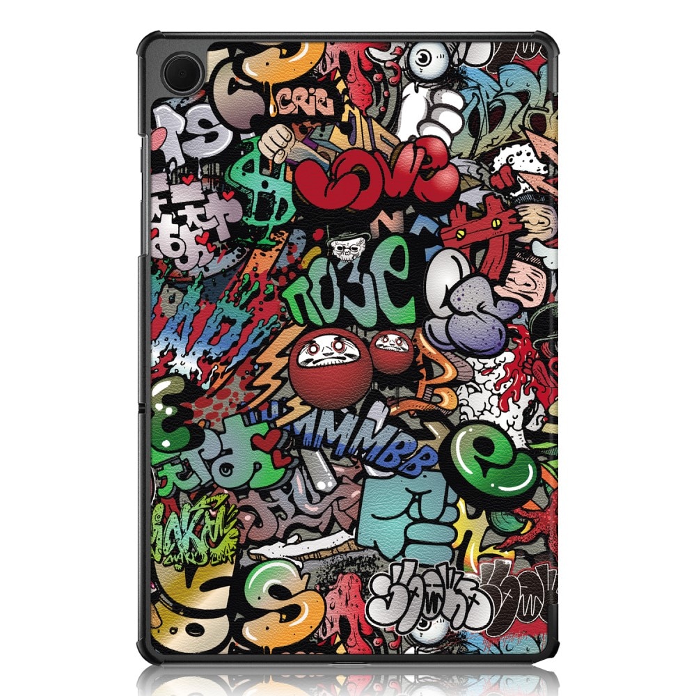 Étui Tri-Fold Samsung Galaxy Tab A9 Plus, Graffiti