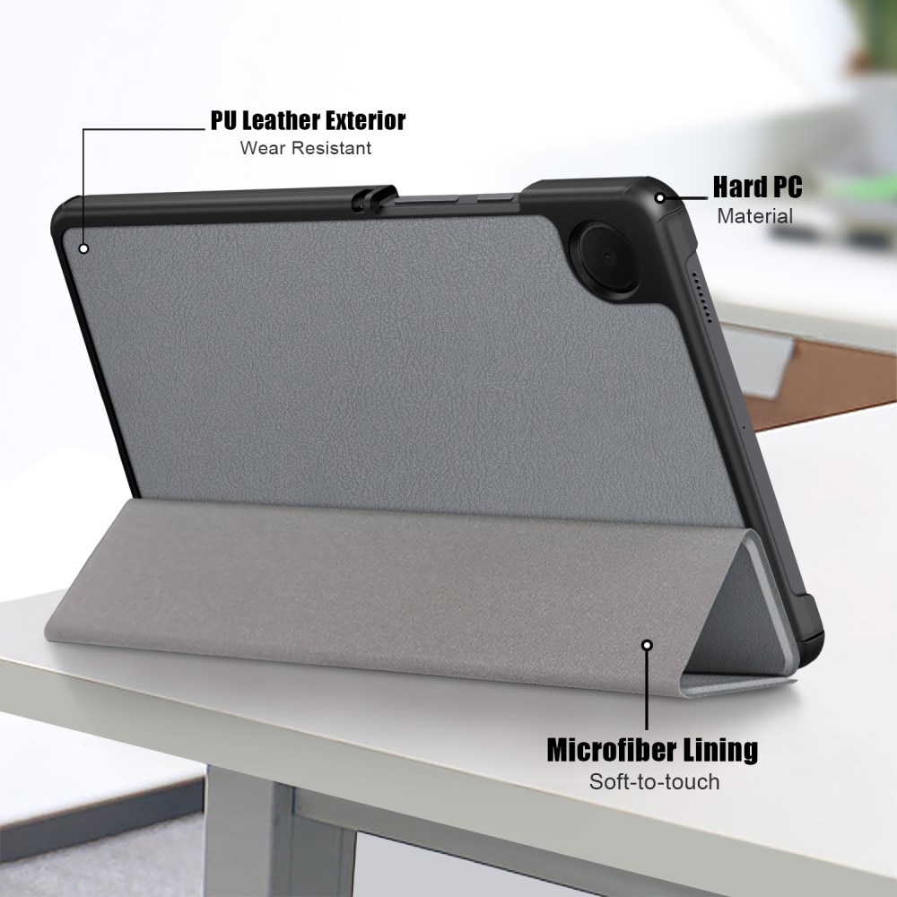 Étui Tri-Fold Samsung Galaxy Tab A9, Gris