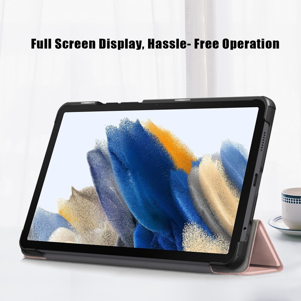 Étui Tri-Fold Samsung Galaxy Tab A9, or rose