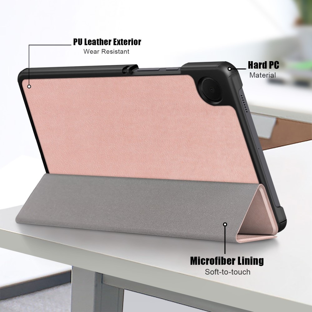 Étui Tri-Fold Samsung Galaxy Tab A9, or rose