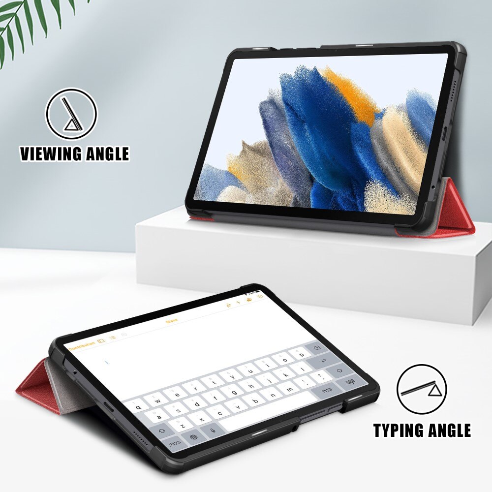 Étui Tri-Fold Samsung Galaxy Tab A9, Rouge