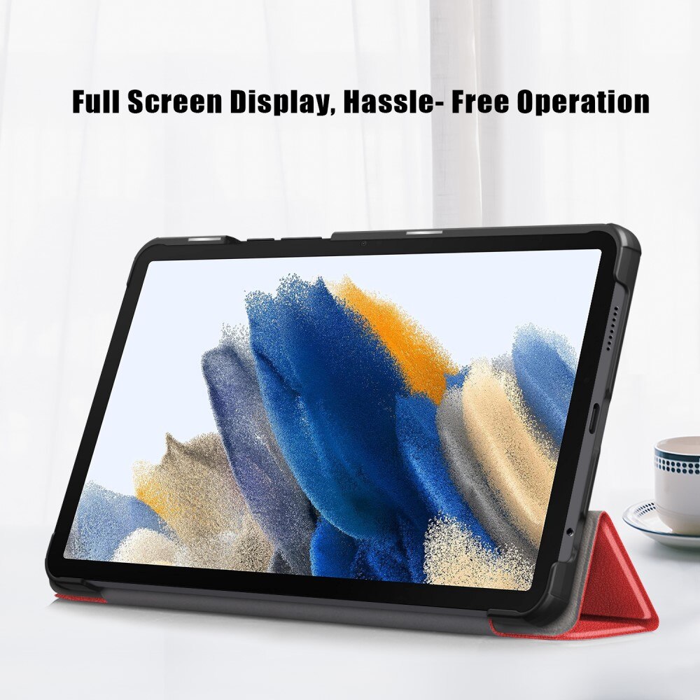 Étui Tri-Fold Samsung Galaxy Tab A9, rouge