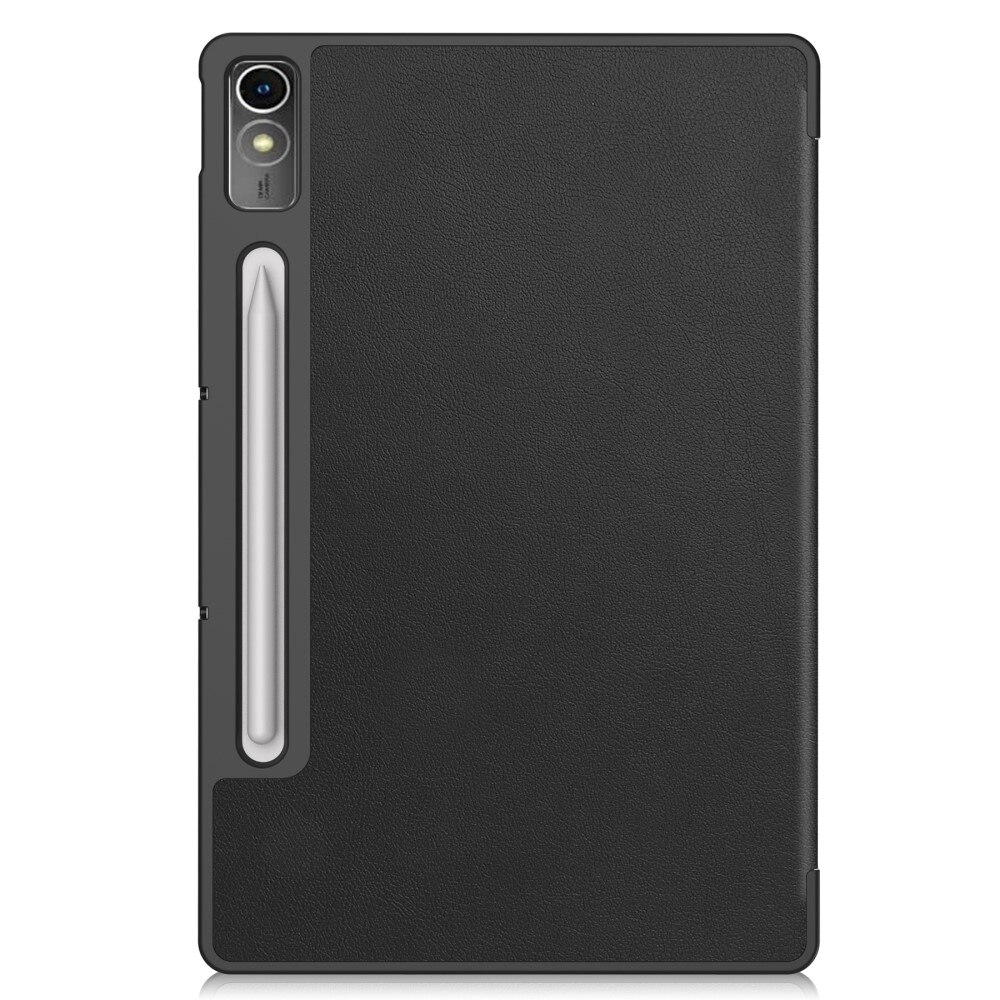 Étui Tri-Fold avec porte-stylo Lenovo Tab P12 Noir