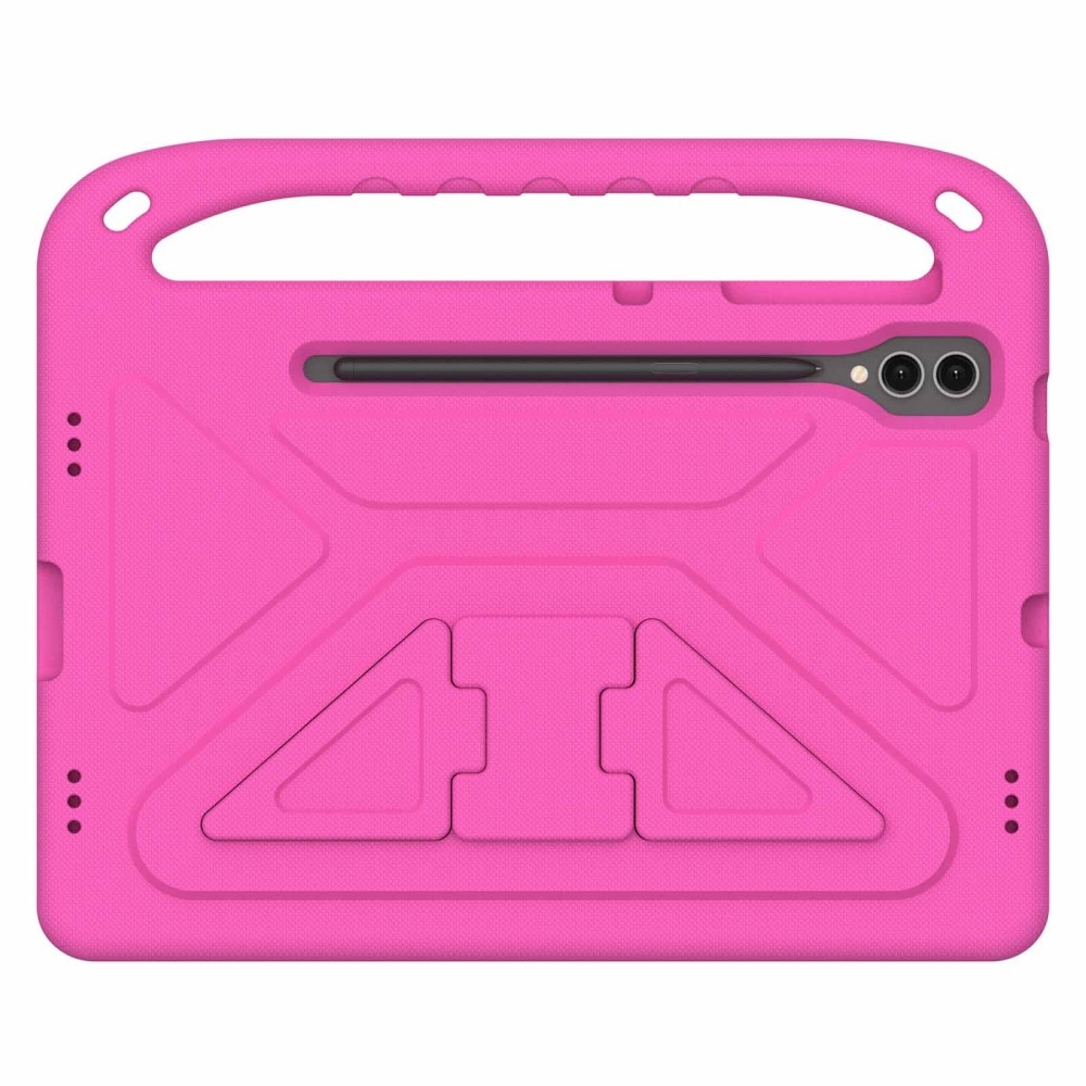 Coque EVA avec poignée pour enfants pour Samsung Galaxy Tab S8 Plus, rose