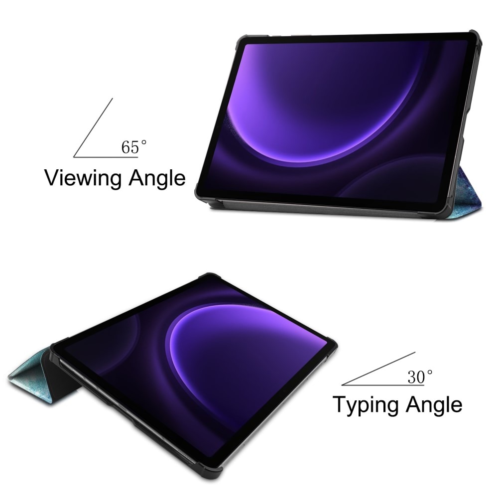 Étui Tri-Fold Samsung Galaxy Tab S9 FE, espace