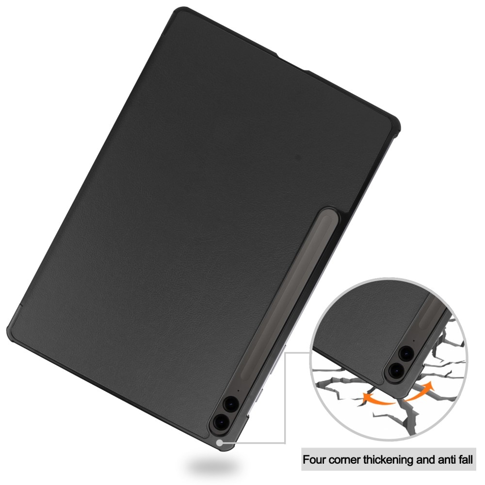 Étui Tri-Fold Samsung Galaxy Tab S9 FE Plus, Noir