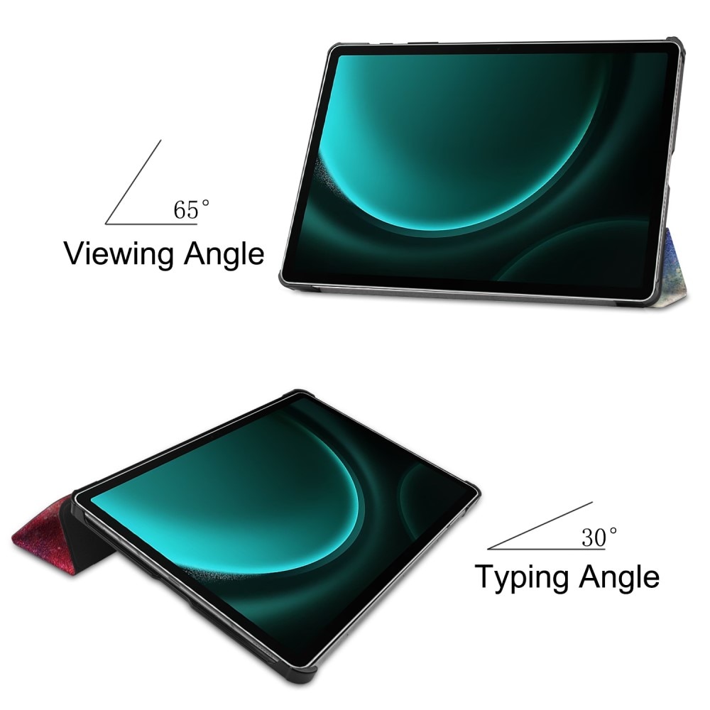 Étui Tri-Fold Samsung Galaxy Tab S9 FE Plus, Espace