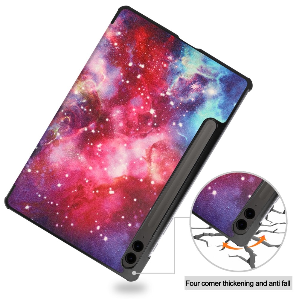 Étui Tri-Fold Samsung Galaxy Tab S9 FE Plus, Espace