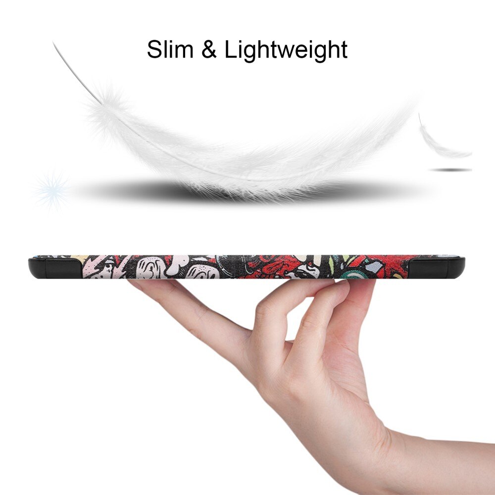 Étui Tri-Fold Samsung Galaxy Tab S9 FE Plus, Multi-couleur / motif