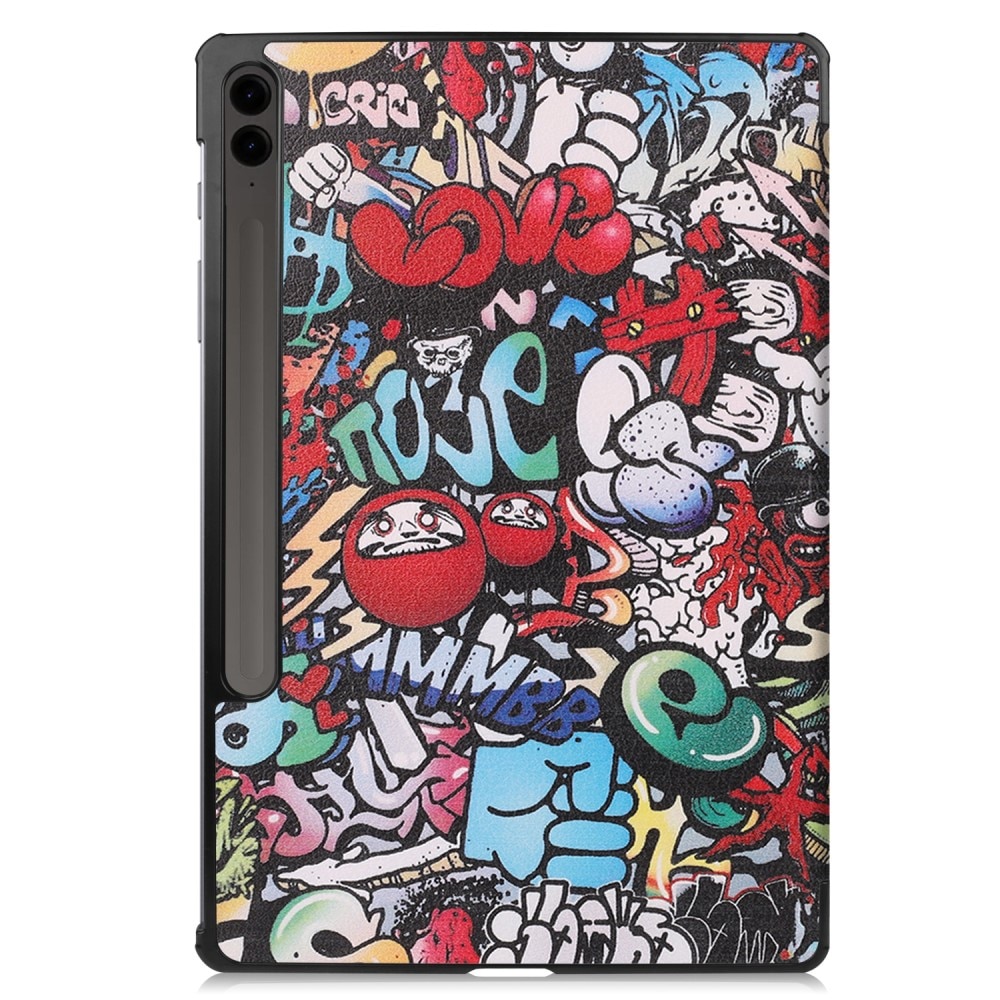 Étui Tri-Fold Samsung Galaxy Tab S9 FE Plus, Graffiti