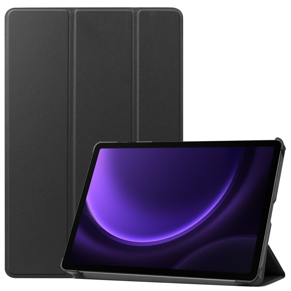 Étui Tri-Fold Samsung Galaxy Tab S9 FE Plus, Noir