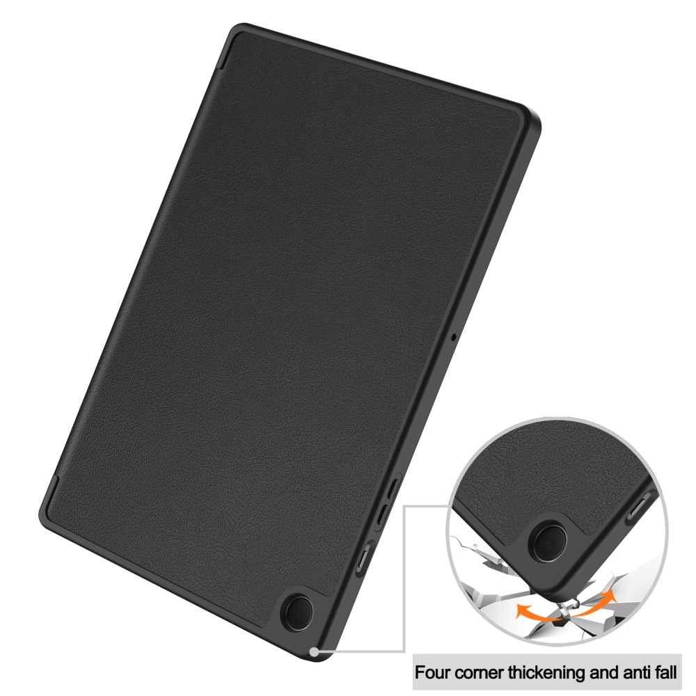 Étui Tri-Fold avec porte-stylo Samsung Galaxy Tab A9 Plus, Noir