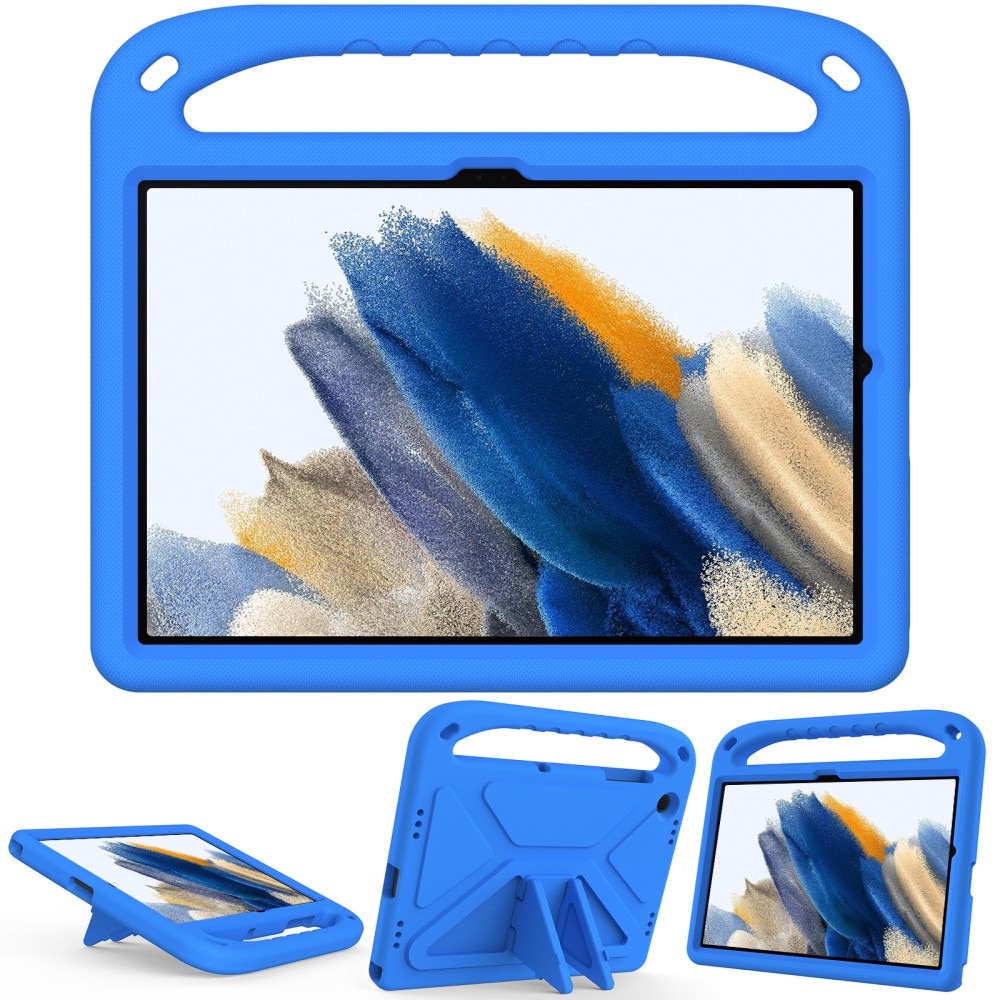 Coque EVA avec poignée pour enfants pour Samsung Galaxy Tab A9 Plus, bleu