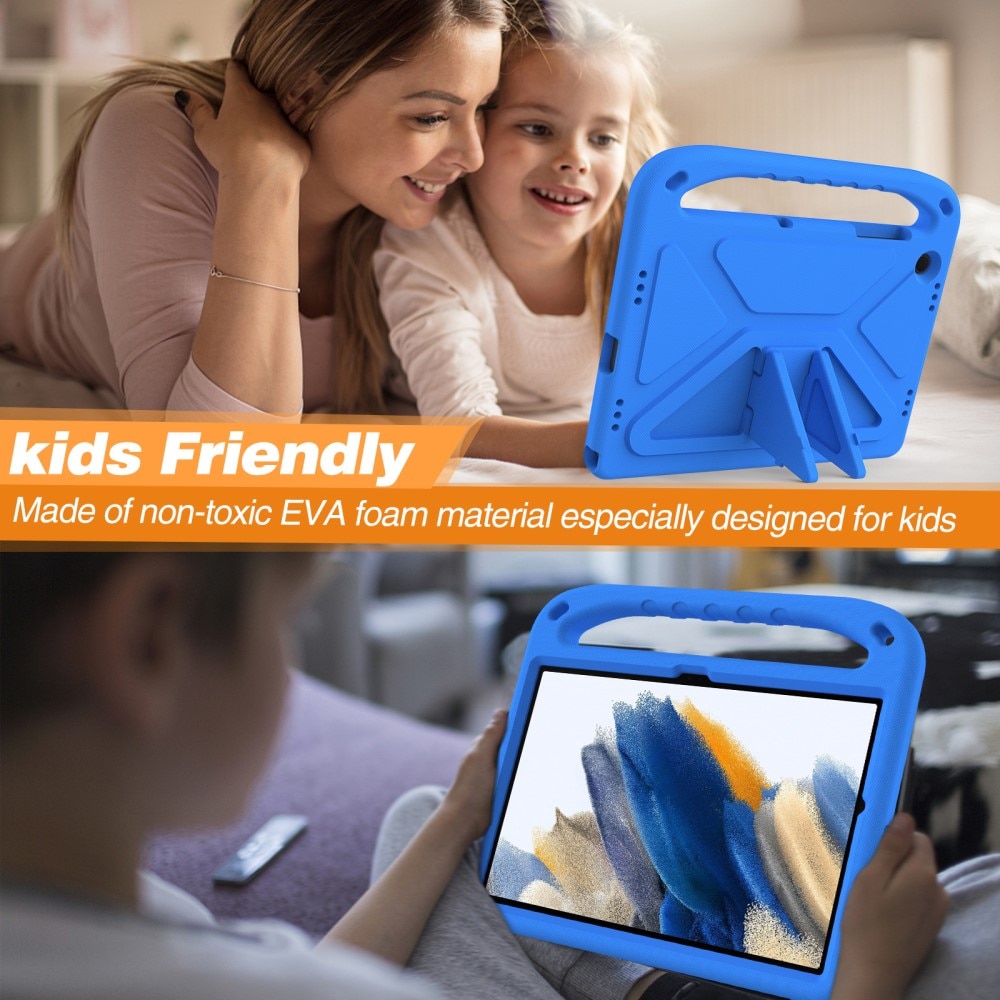 Coque EVA avec poignée pour enfants pour Samsung Galaxy Tab A9 Plus, bleu