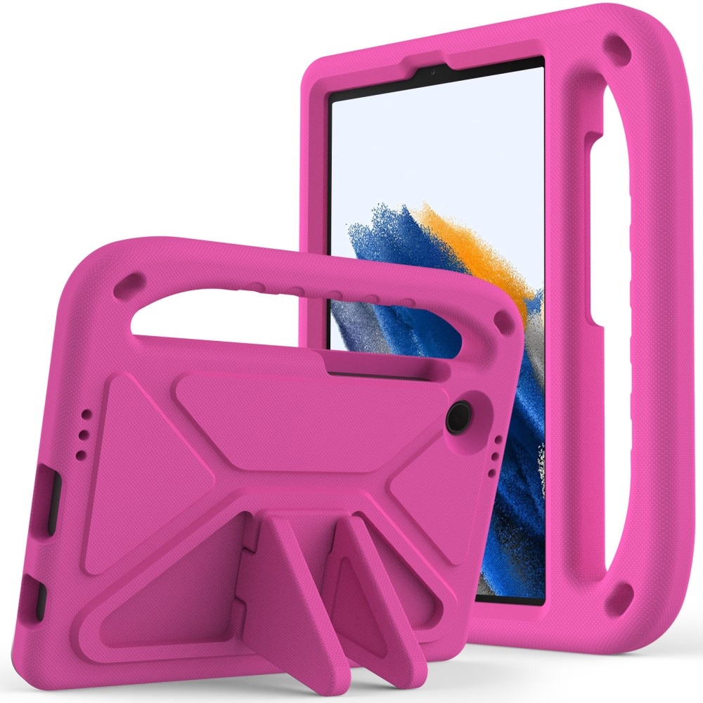 Coque EVA avec poignée pour enfants pour Samsung Galaxy Tab A9, rose