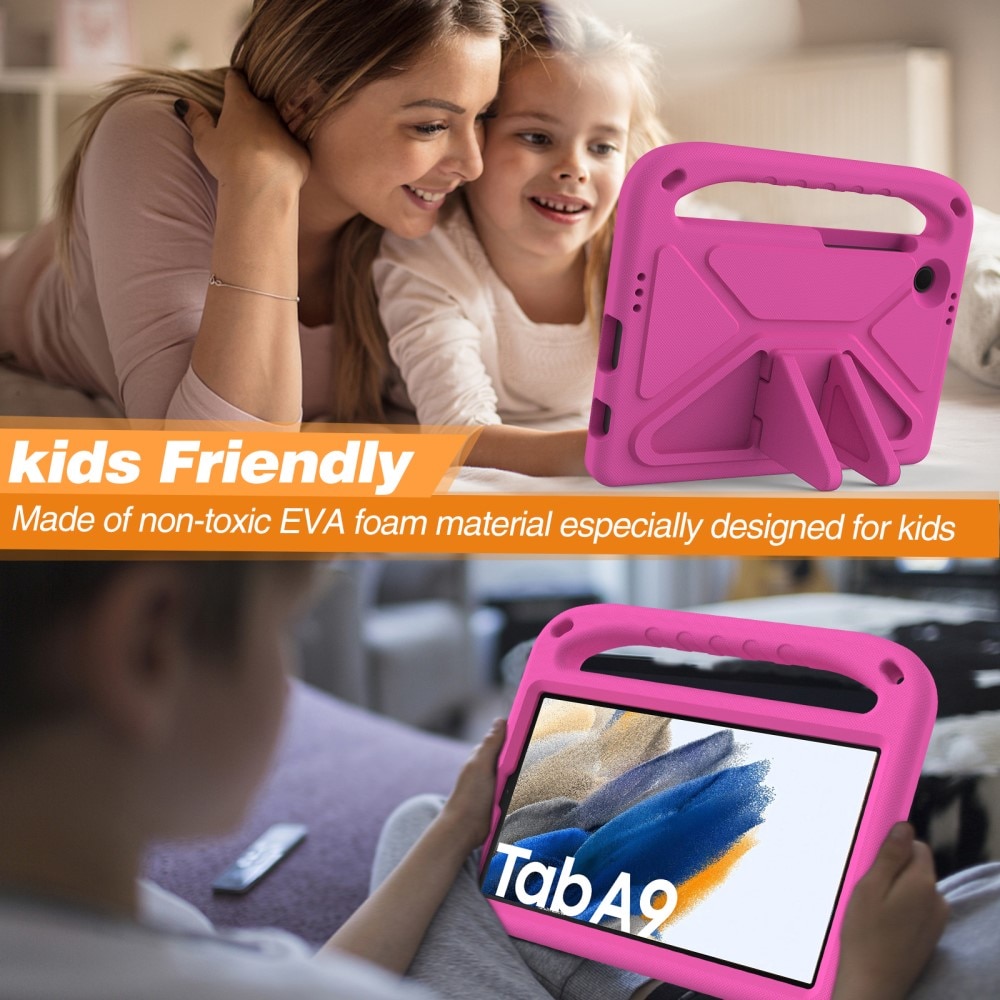 Coque Kinder Kids Samsung Tab A9 avec protecteur d'écran en Glas