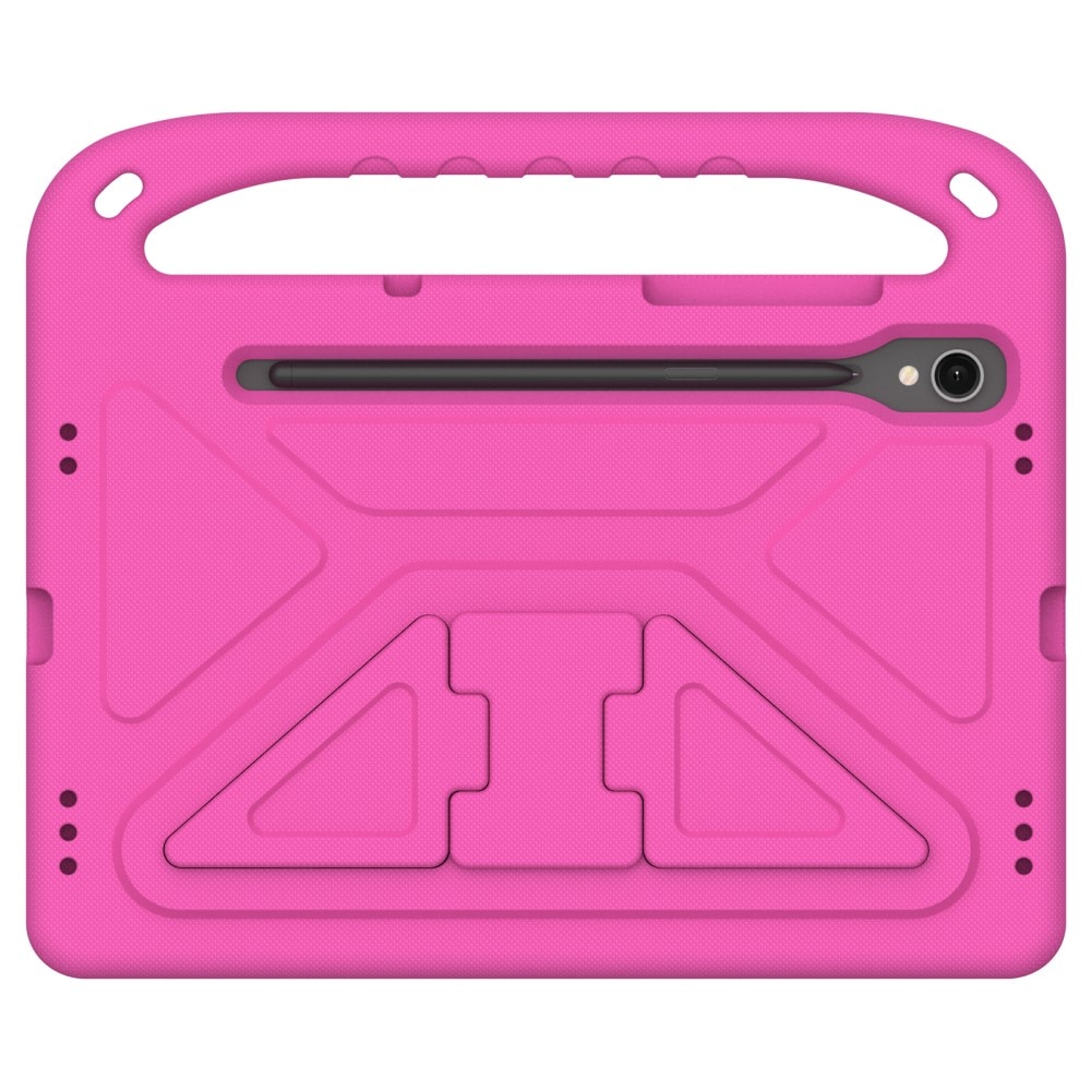 Coque EVA avec poignée pour enfants pour Samsung Galaxy Tab S10 FE, rose