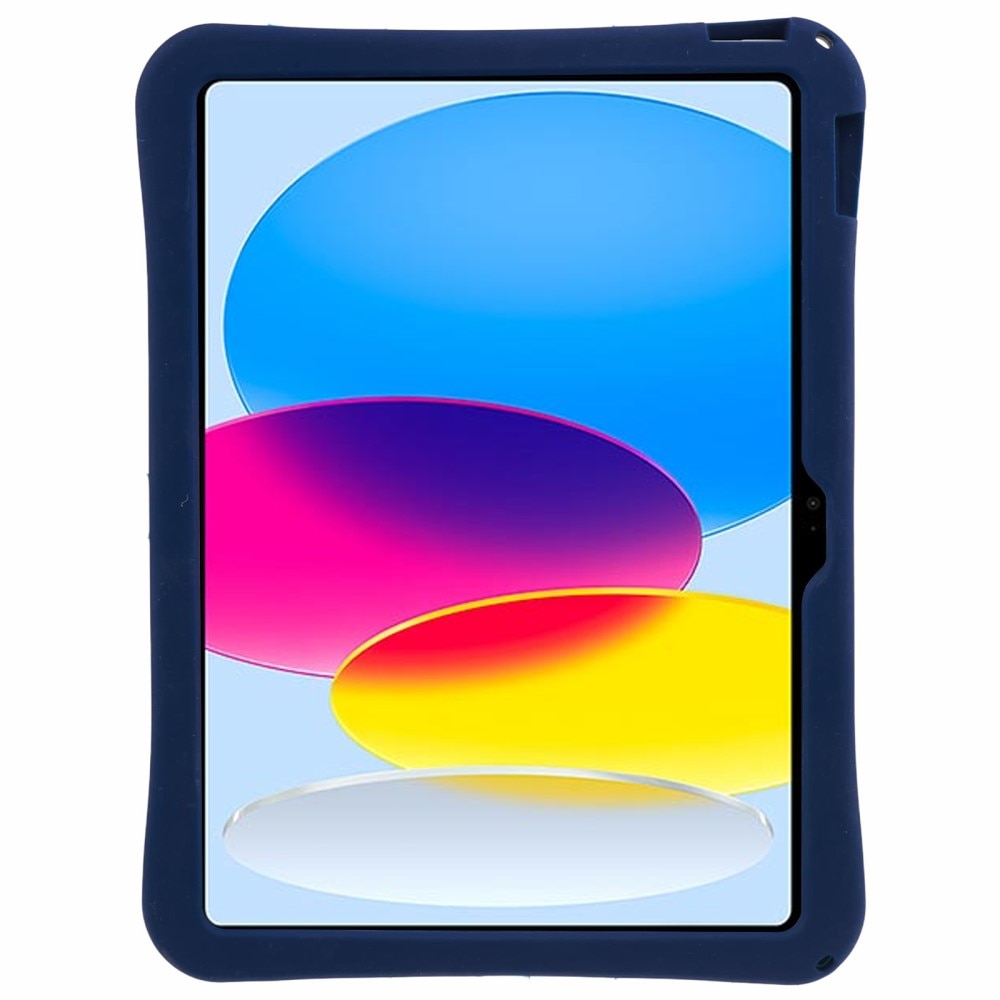 Coque avec béquille et bandoulière Astronaute iPad 10.9 10th Gen (2022), bleu