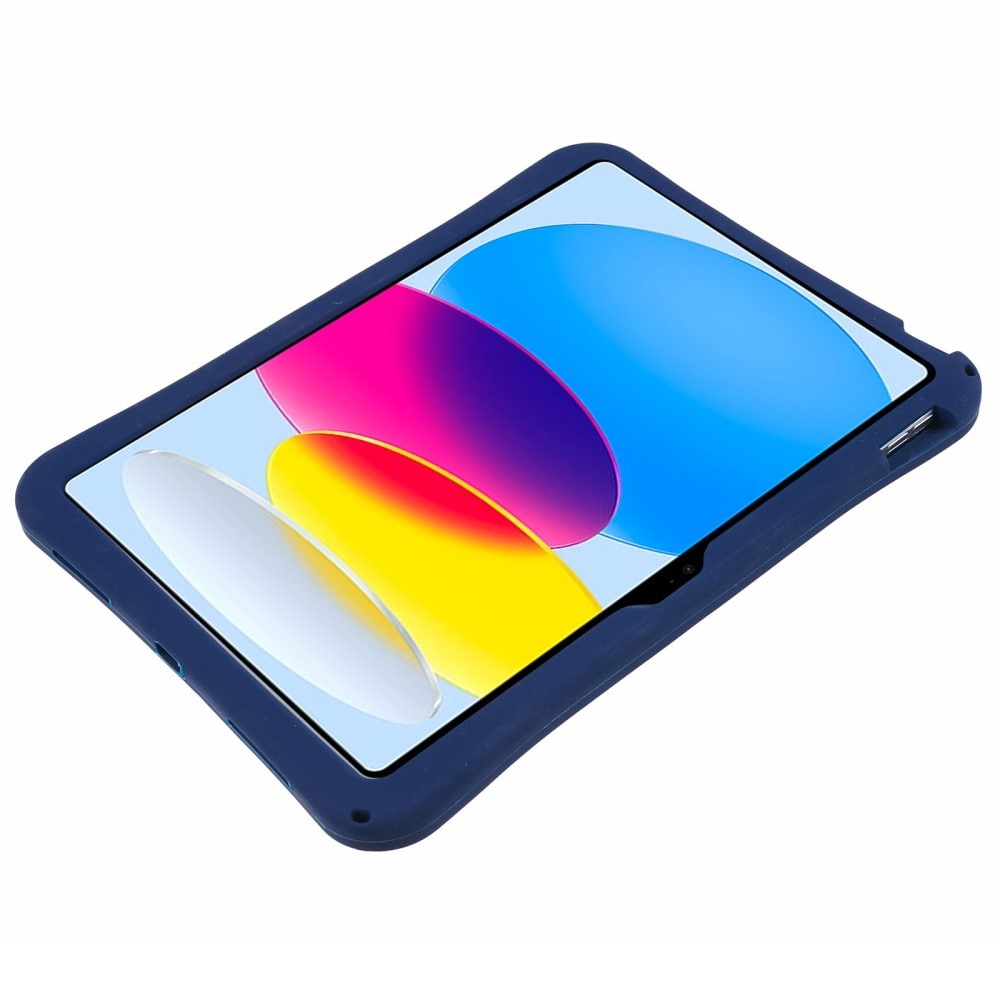 Coque avec béquille et bandoulière Astronaute iPad 10.9 10th Gen (2022), bleu