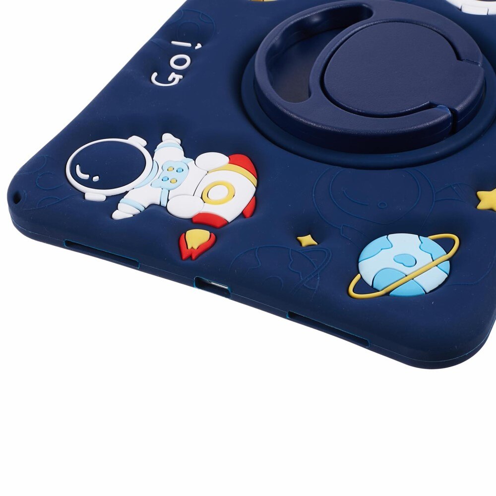 Coque avec béquille et bandoulière Astronaute iPad 10.9 10th Gen (2022), bleu