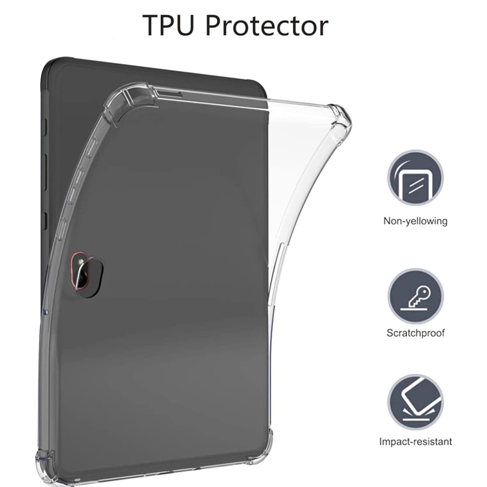 Coque TPU résistant aux chocs Samsung Galaxy Tab Active4 Pro, transparent