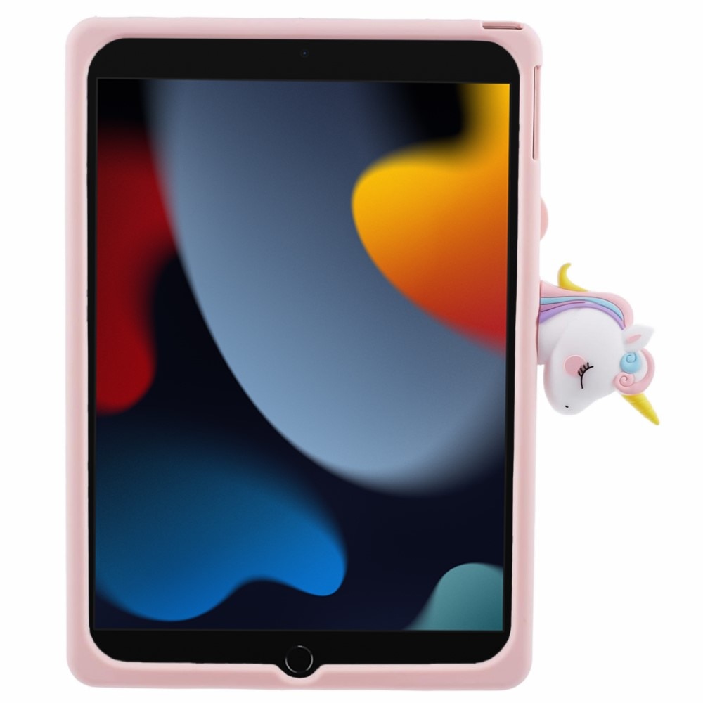 Coque avec béquille Licorne iPad 10.2 8th Gen (2020), rose