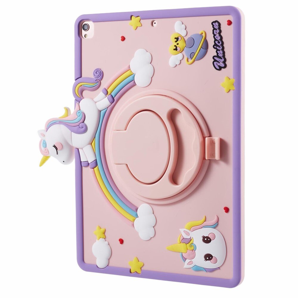 Coque avec béquille Licorne iPad Air 10.5 3rd Gen (2019), rose