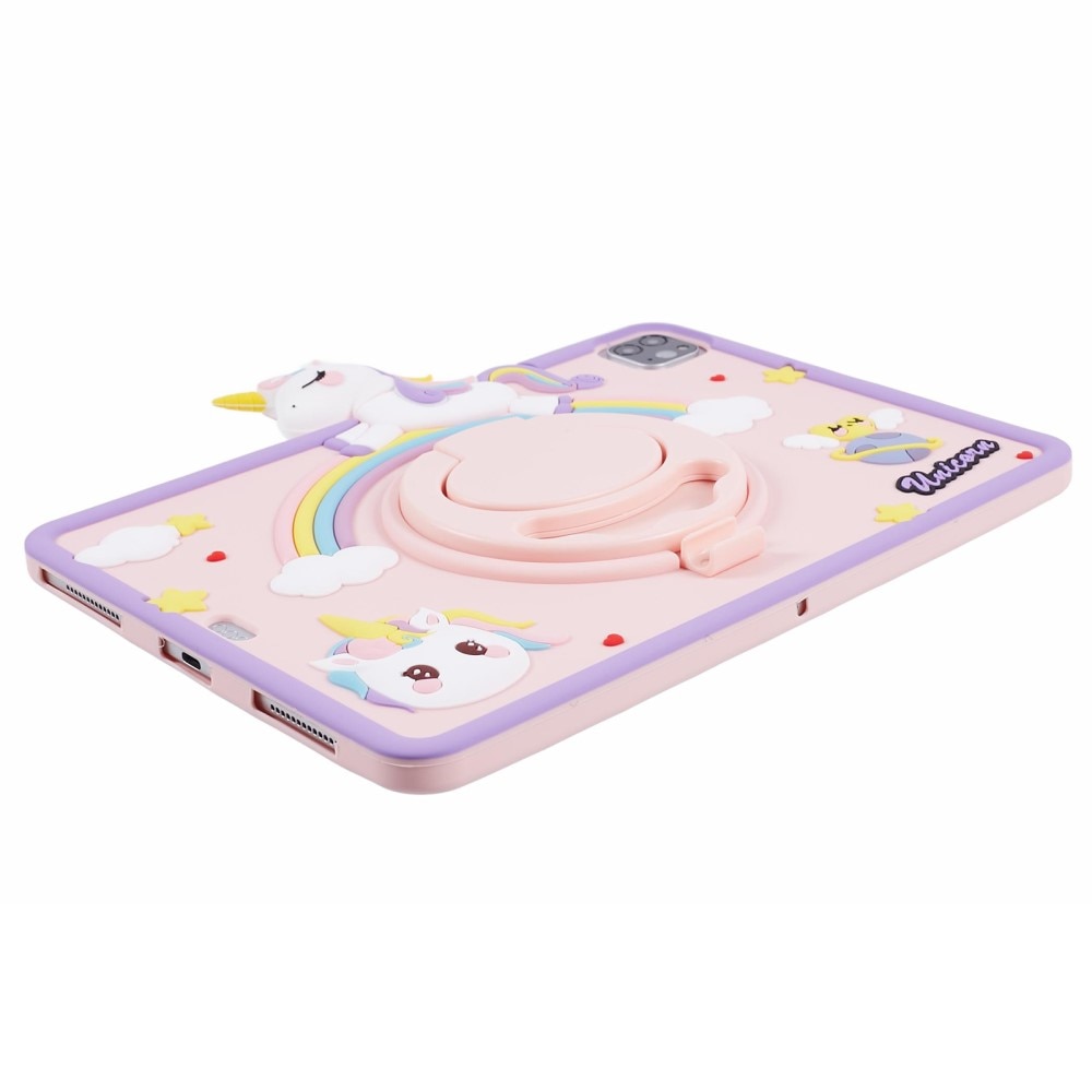 Coque avec béquille Licorne iPad Pro 11 3rd Gen (2021), rose