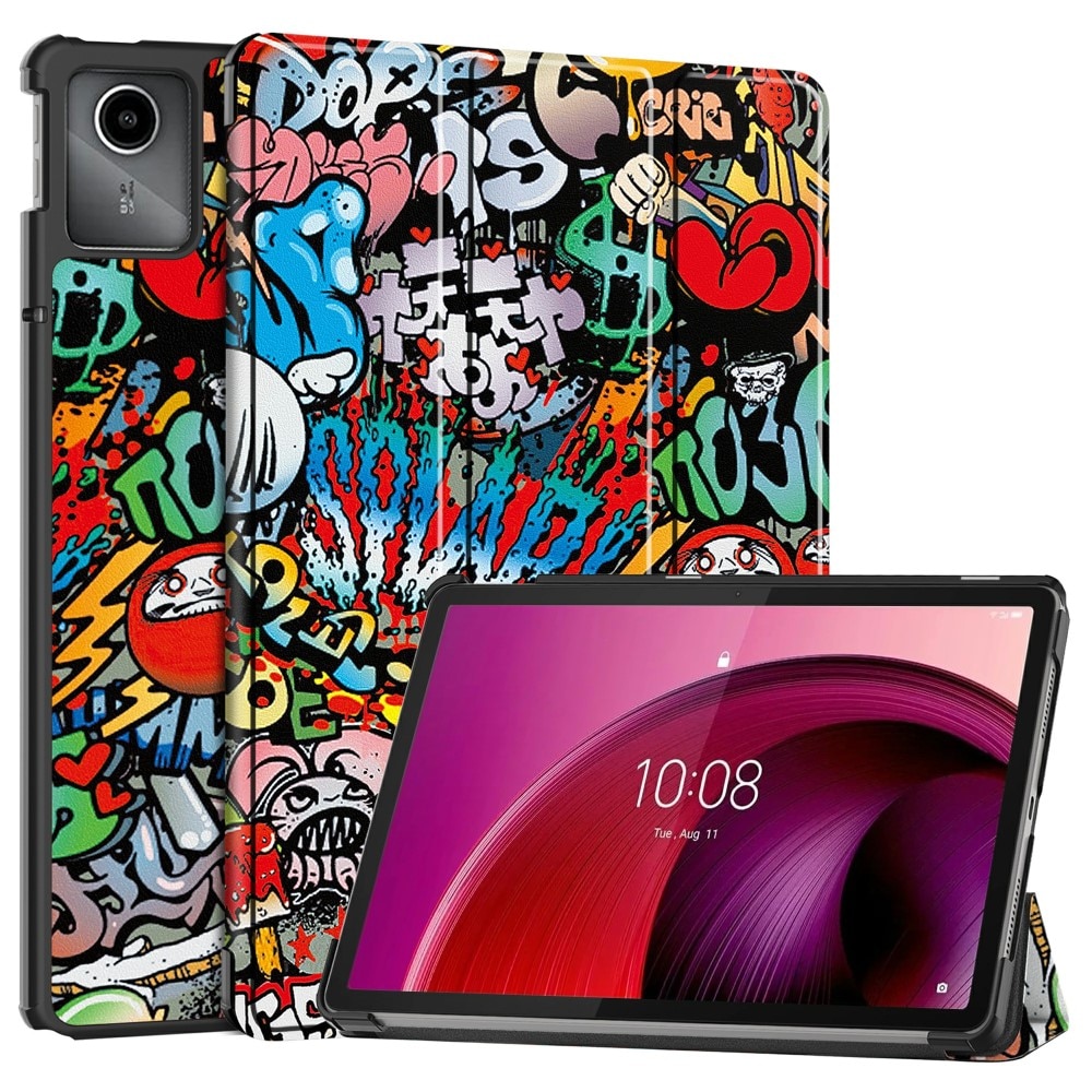 Étui Tri-Fold Lenovo Tab M11, Graffiti