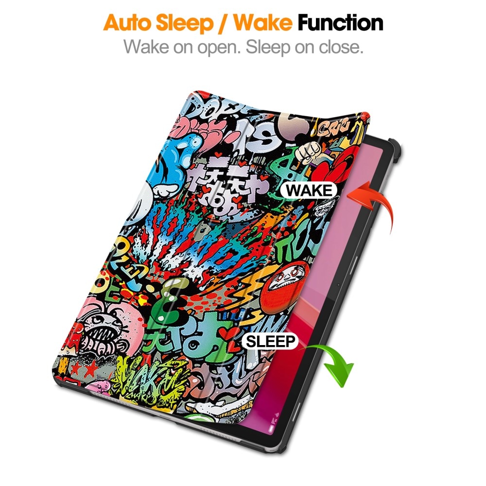 Étui Tri-Fold  Lenovo Tab M11, Graffiti