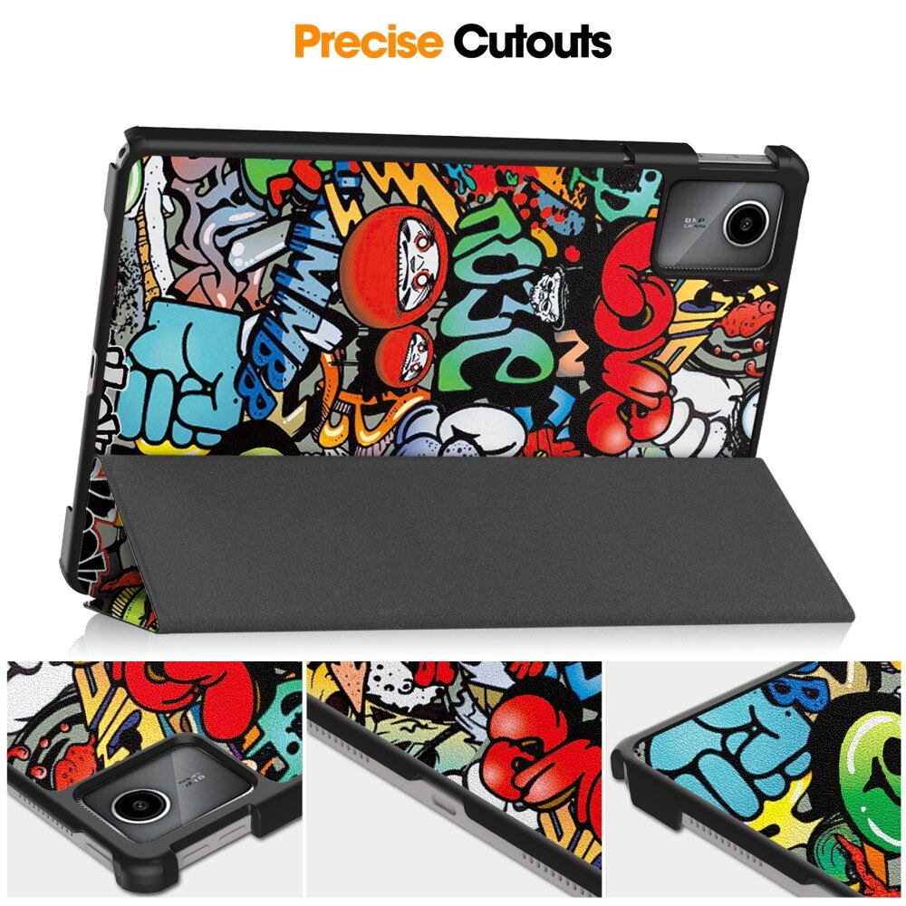 Étui Tri-Fold Lenovo Tab M11, Graffiti