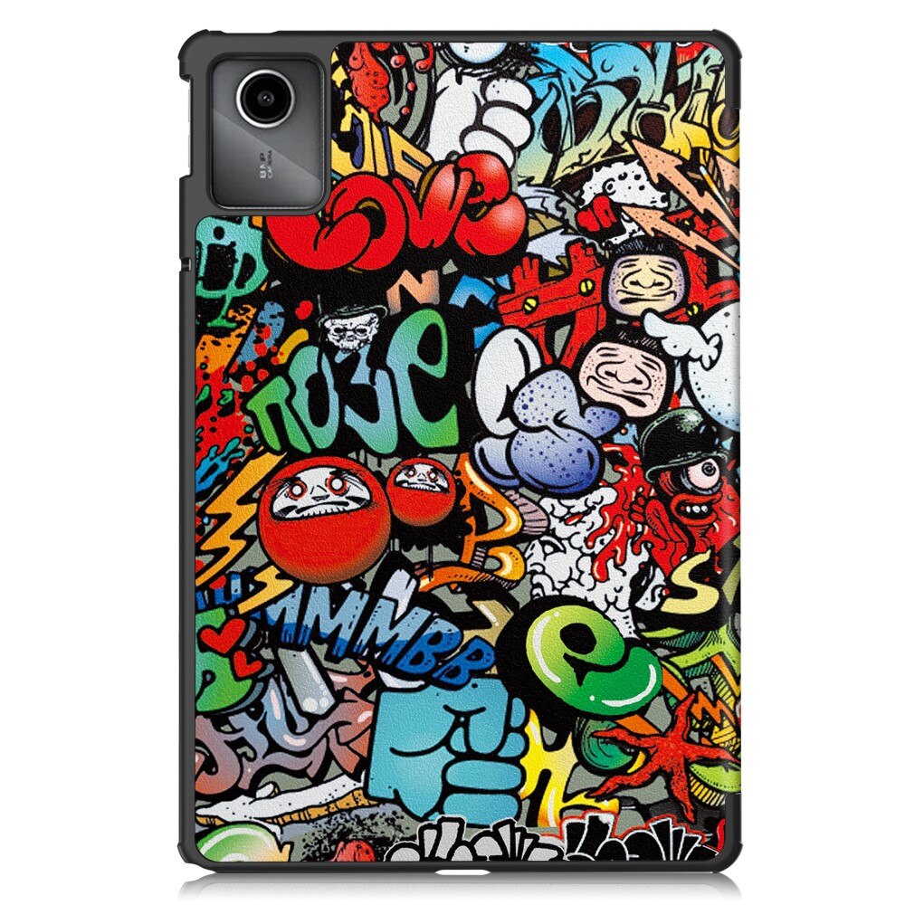 Étui Tri-Fold Lenovo Tab M11, Graffiti