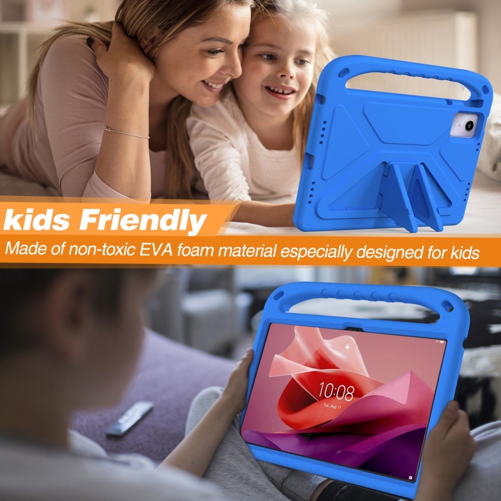 Coque EVA avec poignée pour enfants pour Lenovo Tab M11, bleu