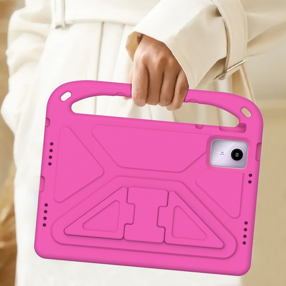 Coque EVA avec poignée pour enfants pour Lenovo Tab M11, rose