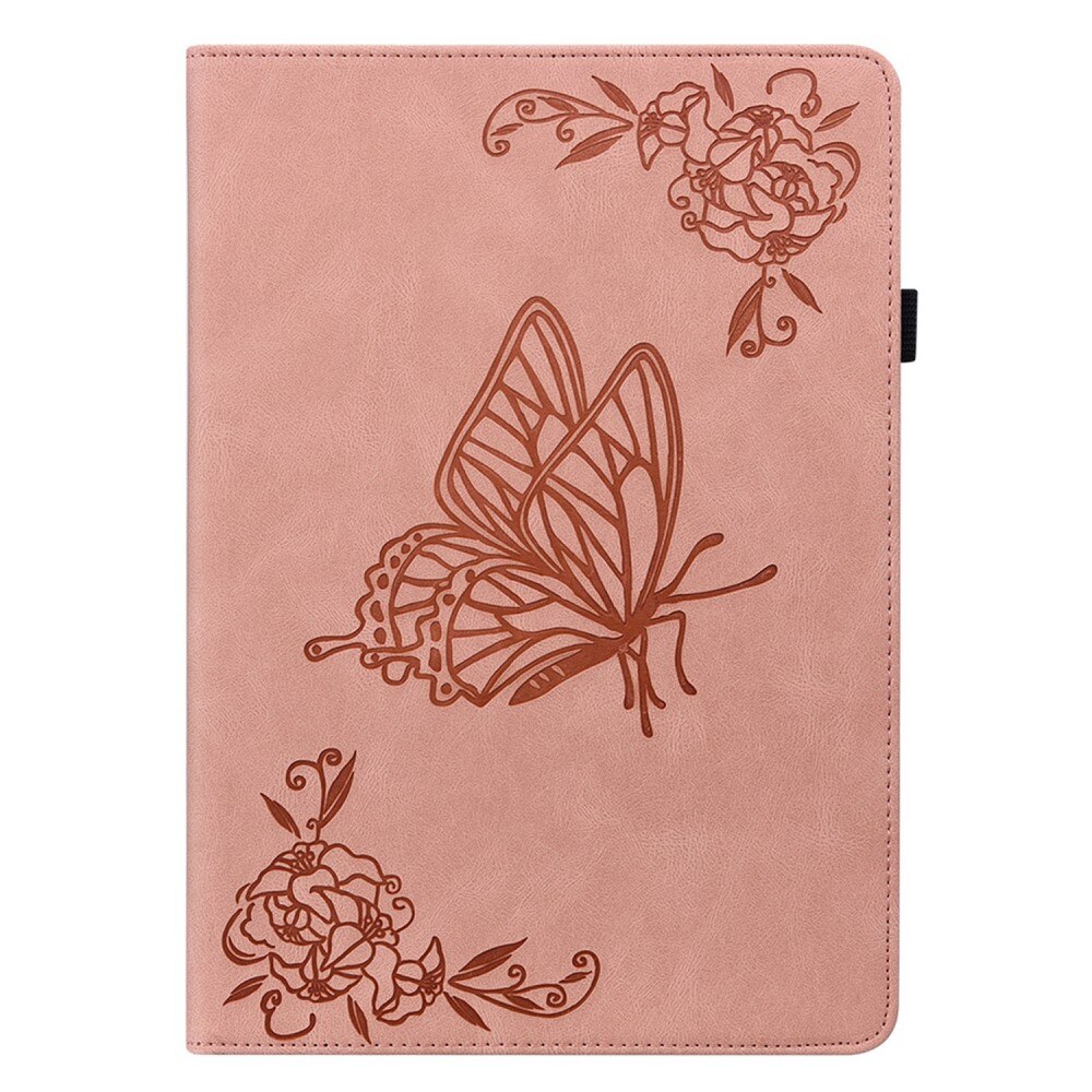 Étui en cuir avec papillons  Lenovo Tab M11 Rose
