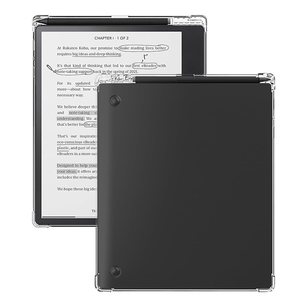 Coque avec porte-stylo Kobo Elipsa 2E, transparent