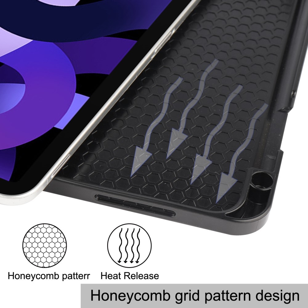 Étui Tri-Fold avec porte-stylo Apple iPad Air 11 7th Gen (2025), noir