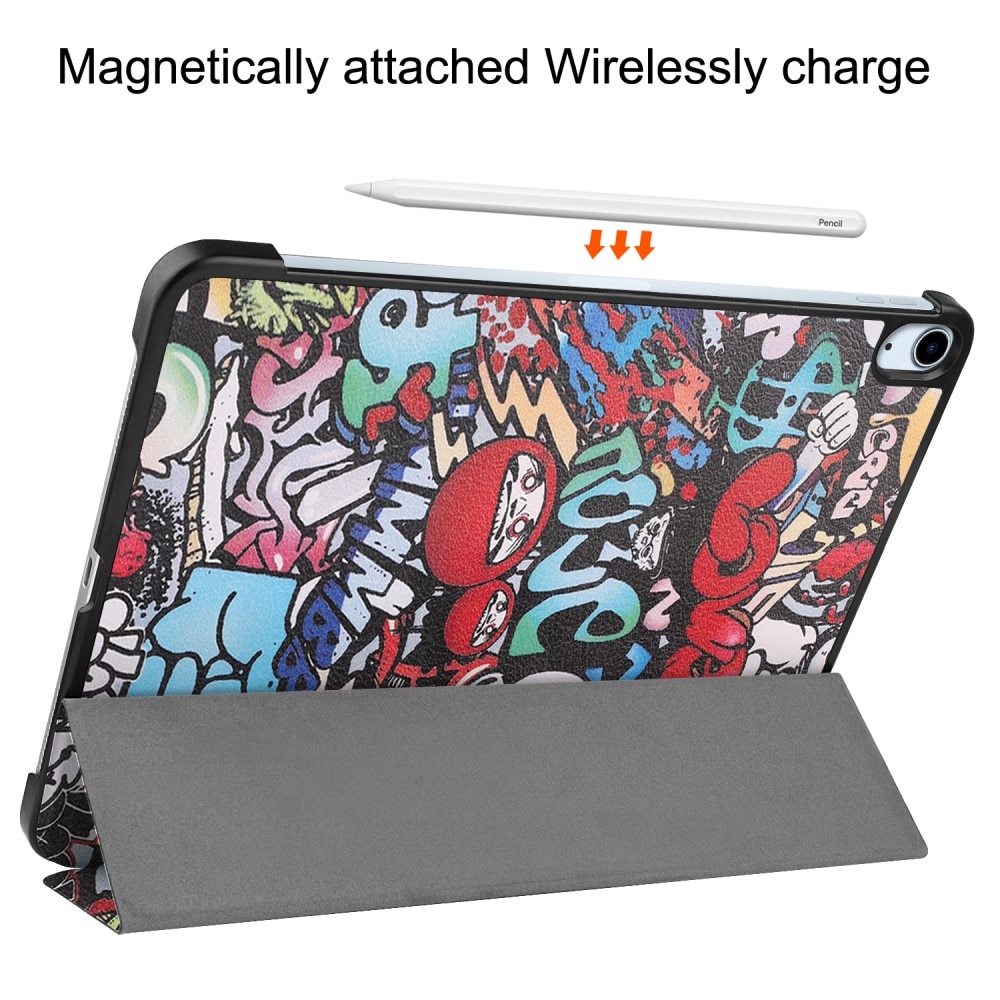 Étui Tri-Fold Apple iPad Air 11 7th Gen (2025), Graffiti