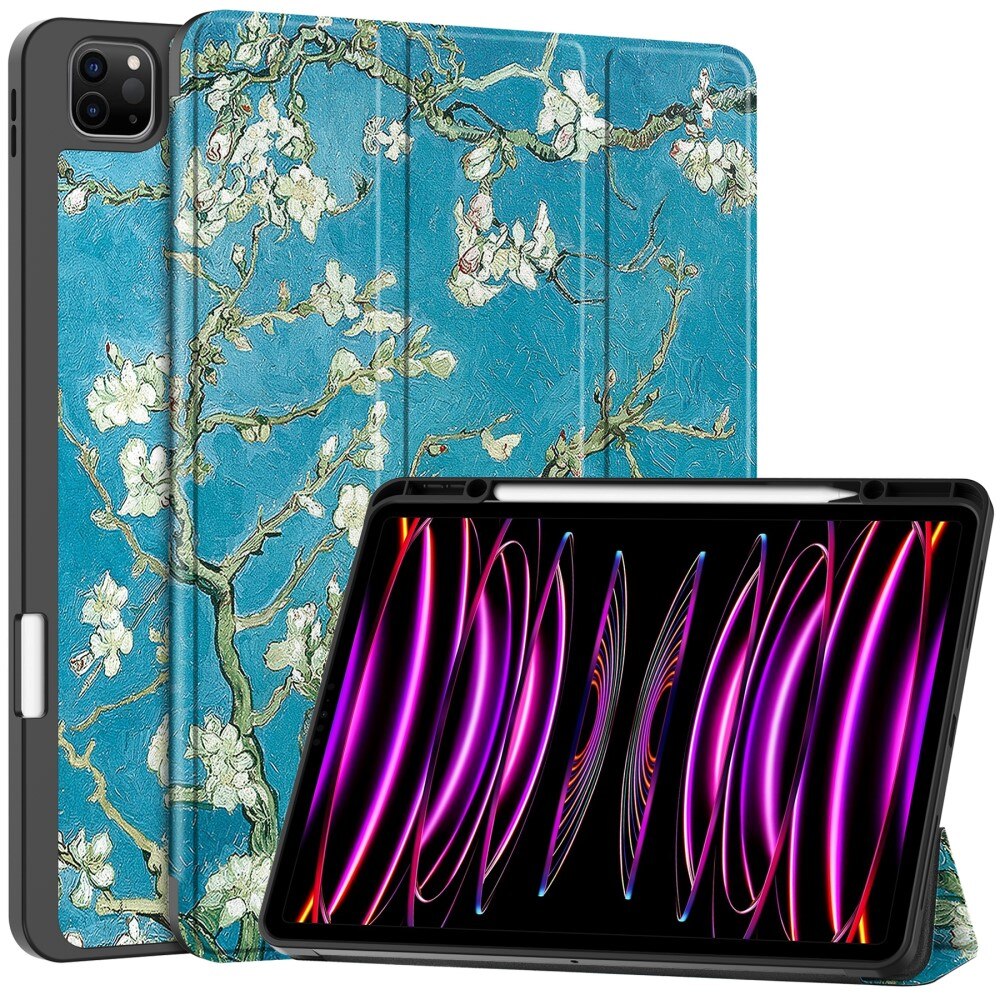 Étui Tri-Fold Apple iPad Air 13 2nd Gen (2025), Fleurs de cerisier